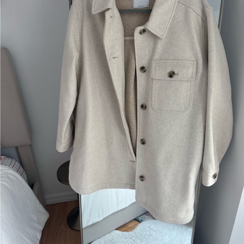 Women’s Oversizied Cream Jacket